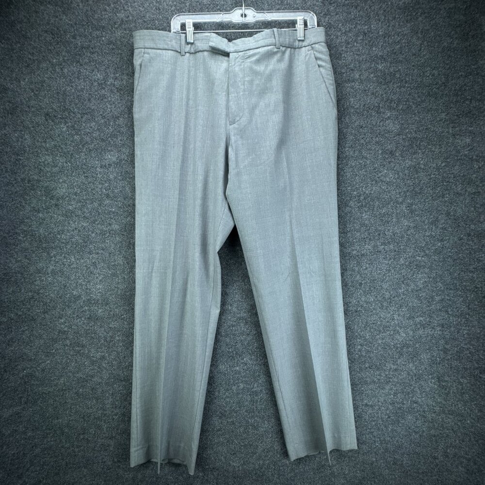 **SOLD**Theory Suit Mens Jacket 44R Pants 38W 2PC Gray Wool Blend XYLO - Picture 11 of 15